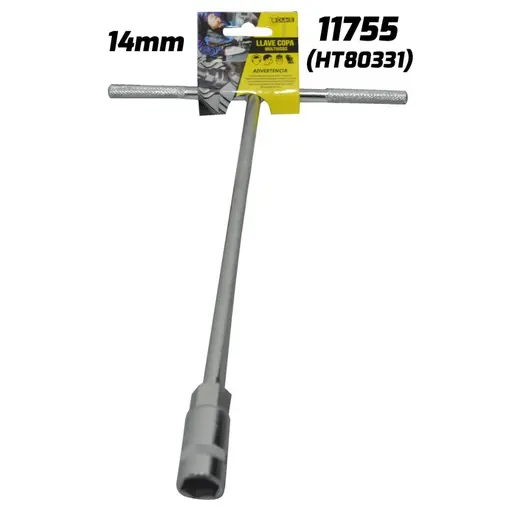 [HT80331] LLAVE COPA EN T CON CUADRANTE 14MM