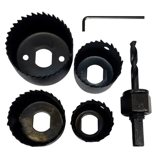 [HT80343] HOLE SAW KIT X 6 PCS BLISTER UDUKE