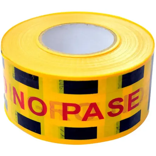 [HT90009] CINTA DE SEÑALIZACION "PELIGRO NO PASE" X 500 MTS UDUKE