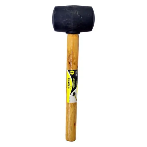 [HT90104] RUBBER HAMMER WODEN HANDLE 8 OZ UDUKE