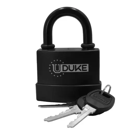 [HT90138] OUTDOOR PADLOCK UDUKE BLACK 70 MM 