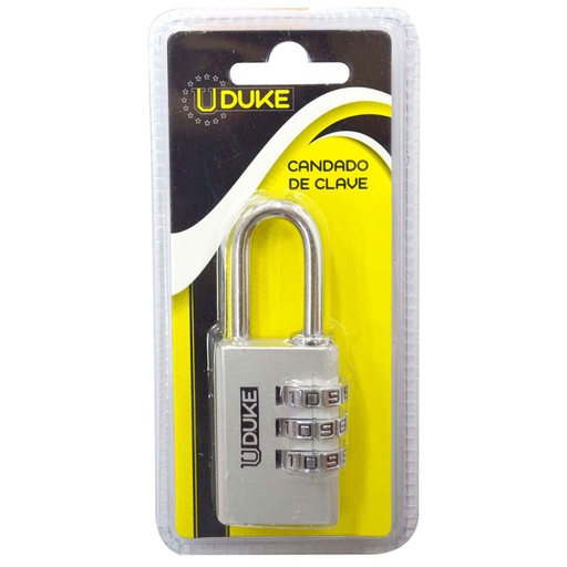 [HT90141] CANDADO UDUKE CLAVE 3 DIGITOS 30MM