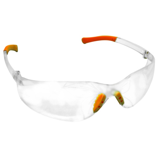 [HT90335] T SAFETY GLASSES CLEAR IMPACT RESISTANT LENS ANSI Z87.1 CERTIFIED UV PROTECTION