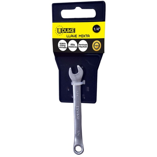 [HTY0019] LLAVE MIXTA # 1/4" CR/V UDUKE 