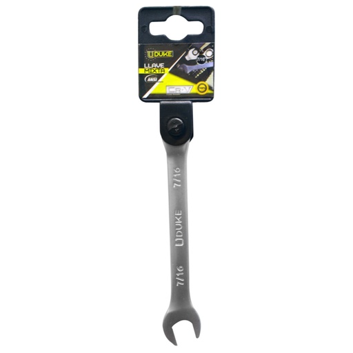 [HTY0022] LLAVE MIXTA # 7/16" CR/V UDUKE 