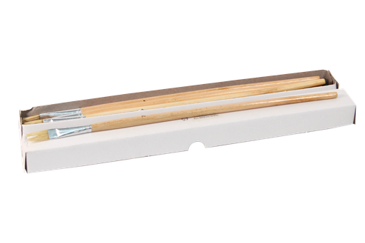 [PAC20007-1704] FLAT BRUSH SIZE NO.7 PACK X 12 PCS