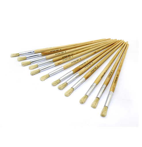 [PAC20021-1718] ROUND BRUSH SIZE NO.9 PACK X 12 PCS