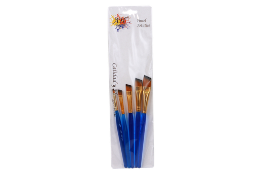 [PAC20031-448] ACRYLIC PAINT BRUSH SET HEX 1-8 1-4 3-8 1-2 5-8 X 5 PCS