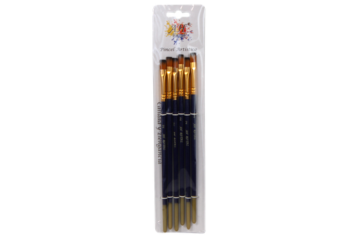 [PAC20037-320] FLAT BRUSH SIZE NO.2 PACK X 6 PCS