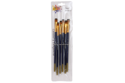 [PAC20038-321] FLAT BRUSH SIZE NO.3 PACK X 12 PCS