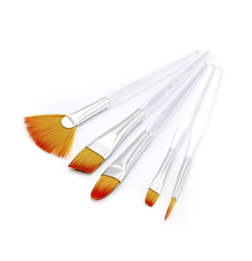 [PAC20084-6] AH ROYAL ACRYLIC BRUSH SET X 7 PCS ASSORTED