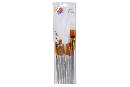 [PAC20085-421] ACRYLIC PAINT BRUSH ASSORTED SET X 7 PCS 