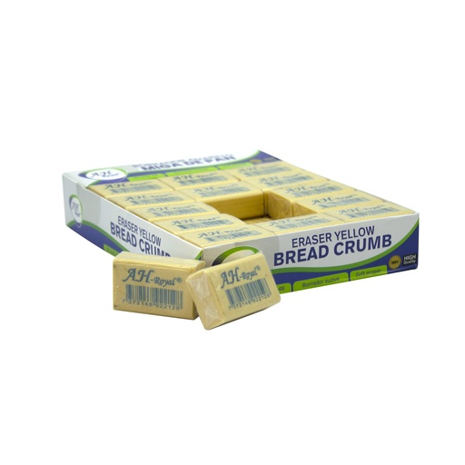 [PAC20145-1769] YELLOW KNEADED ERASER BOX OF 30