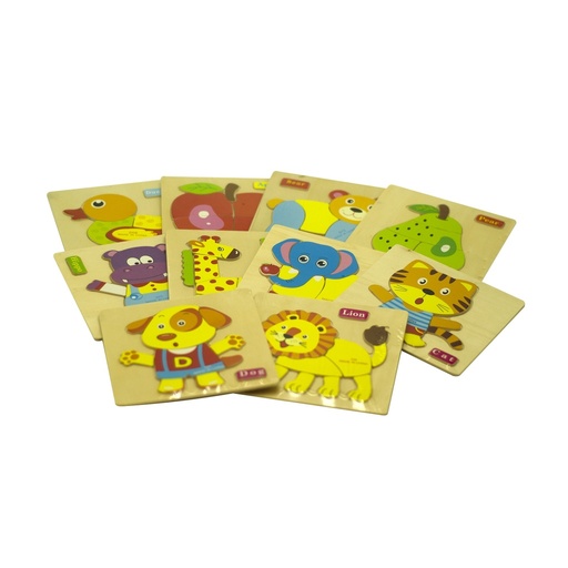 [PAC2306-4886] EDUCATIONAL GAME 15 X 15 CM ASSORTED 25 DESINGS