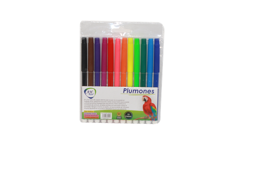 [PAC2555-4504] MARKER SET 12 ASSORTED COLORS