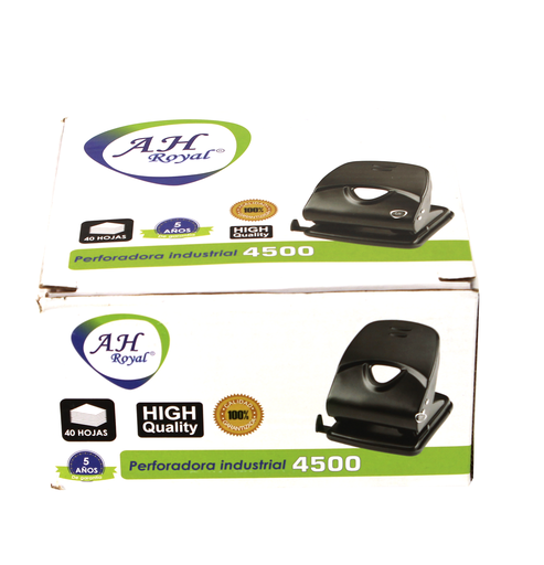 [PAC2567-4500] PERFORADORA  INDUSTRIAL 8 CM - 40 HOJAS