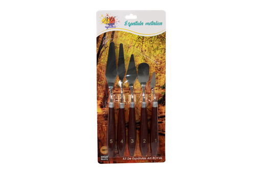 [PAC30057-478] ESPATULAS  METALICAS  X 5 (1-5)