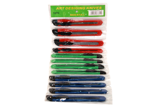 [PAC60041-89] PLASTIC KNIFE CUTTER X 12 UNITS