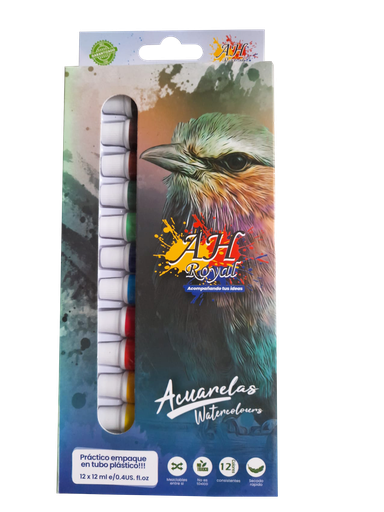 [PAC70058-4009] ACUARELA  X 12 COLORES