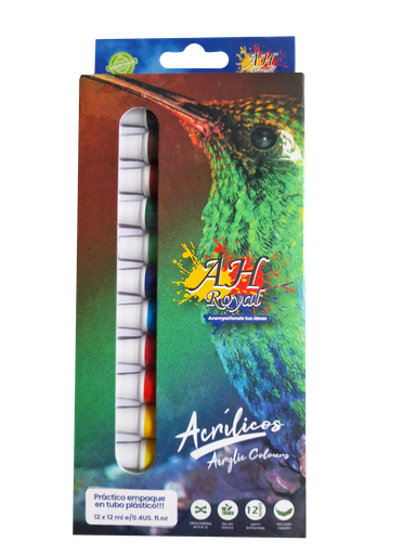 [PAC70059-4010] ACRYLIC PAINT SET X 12 COLORS