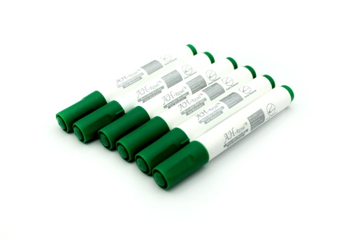 [PAC70581-4032] GREEN ROUND TIP DRY ERASE MARKER X 10 UNITS