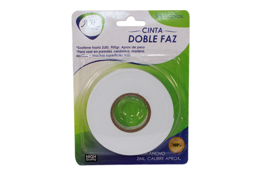 [PAC90056-326] AH ROYAL DOUBLE SIDED ADHESIVE TAPE 3/4" 18 MM X 2 MM X 4 MTS