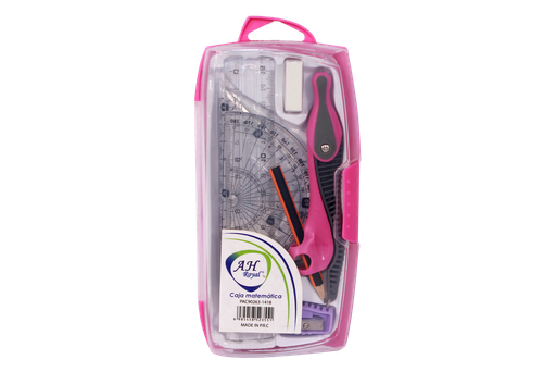 [PAC90263-1418] JUEGO GEOMETRIA C/ COMPAS X 8 PZAS