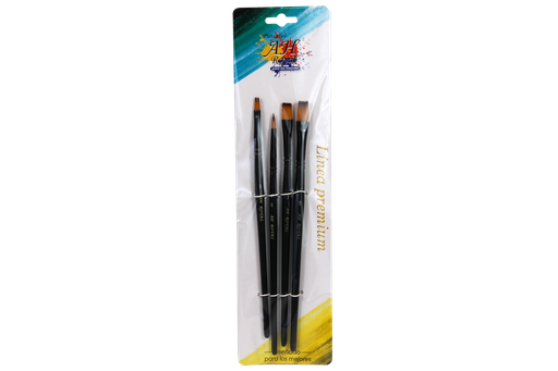 [PAC90361-1064] LACK PREMIUM BRUSH SET PACK X 4 PCS