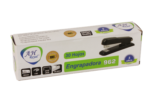 [PAC90643-962] GRAPADORA TIRA COMPLETA AHROYAL 30 HOJAS
