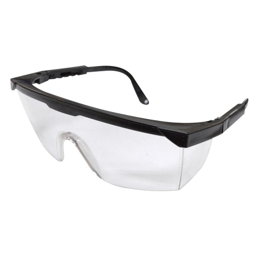 [HT60101A] PROTECTION GLASSES CLEAR BLACK FRAME