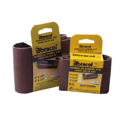 [RTBXA0040012] ABRACOL SANDING BELTS 4" X 24" GRIT 40 - 85 PACK