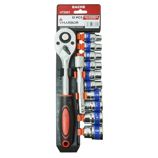 [HT2087] RACHE CON COPAS 1/2 X 12 PCS VHARBOR