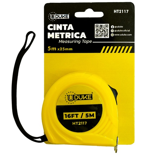 [HT2117] MEASURING TAPE 25 MM 5 MTS UDUKE
