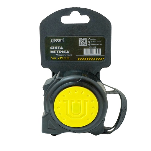 [HT2128] CINTA METRICA 5 MTS HOJA 19MM UDUKE 
