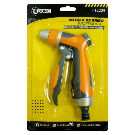 [HT2224] HEAVY DUTTY ADJUSTABLE GARDEN HOSE NOZZLE UDUKE