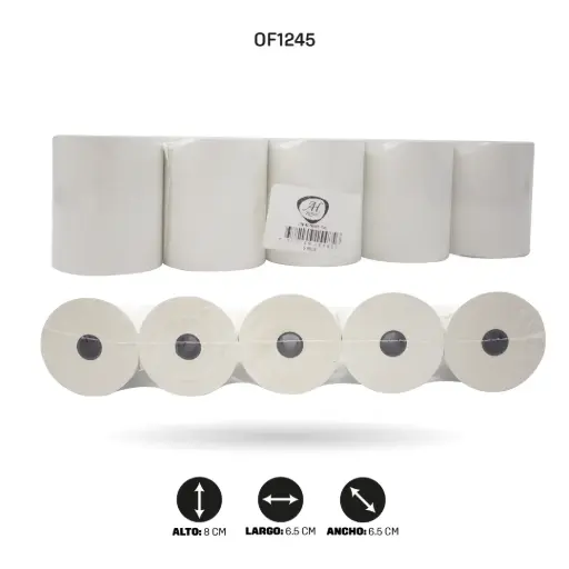 [PAC4479] THERMAL REICEPT PAPER ROLL 80 MM X 57 M 