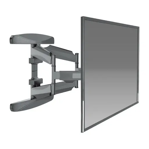 [HT2011] BASE SOPORTE PARA TV MOVIL DOBLE BRAZO ESCUALIZABLE 4 POSICIONES P65 40-85" UDUKE
