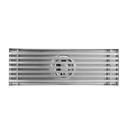 [HT1604] STAINLESS STEEL DECORATIVE FLOOR DRAIN 6.8 X 20 CM UDUKE