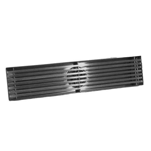 [HT1606] REJILLA SIFON PISO ROTULADA ACERO INOXIDABLE 
6.8x30CM