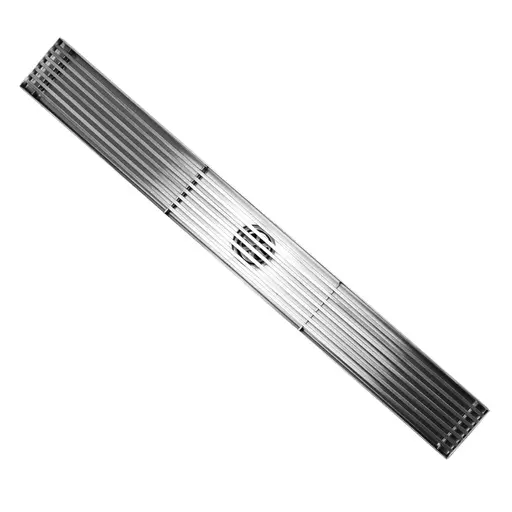 [HT1612] STAINLESS STEEL DECORATIVE FLOOR DRAIN 6.8 X 60 CM UDUKE