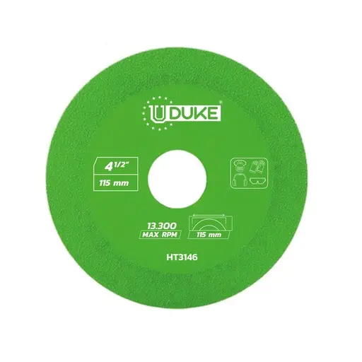 [HT3146] DISCO DE CORTE PARA VIDRIO Y CERAMICA 4-1/2" UDUKE