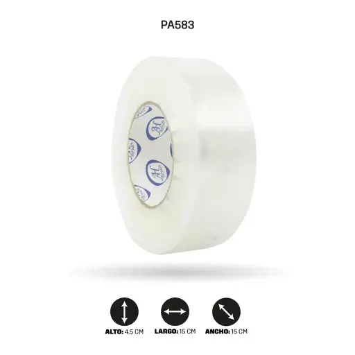 [PAC2519-583] CINTA TRANSPARANTE 500Y