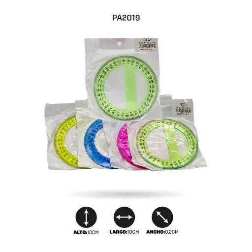 [PAC4132-2019] SMALL 360° PROTRACTOR