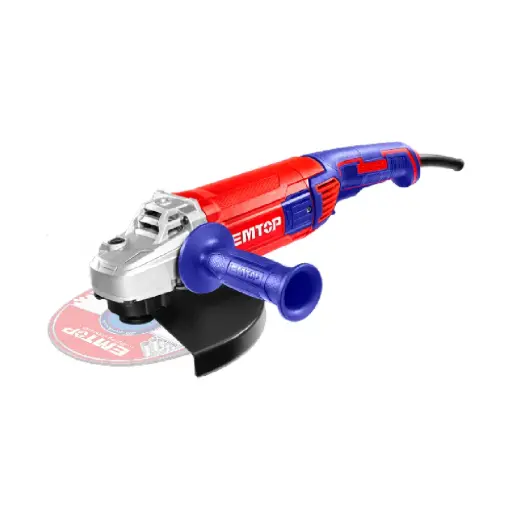 [ULAGR20073] ANGLE GRINDER 7", 110–120 V, 50/60 HZ, 2000 W, NO-LOAD SPEED 8,450 RPM, 5/8"–11 UNC SPINDLE, AUXILIARY HANDLE AND EXTRA CARBON BRUSHES INCLUDED EMTOP