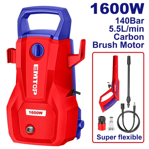 [ULHPW1601] HIGH PRESSURE WASHER 1600W EMTOP 