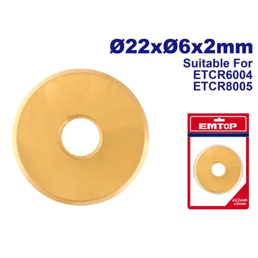 [ETCR6004B] CUCHILLA DE 22X6X2MM PARA CORTADOR DE AZULEJOS Y CERAMICA ( COMPATIBLE  ETCR6004   ETCR8005)