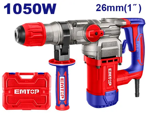 [ULRHRP1052] ROTOMARTILLO 1" SDS PLUS 1050W  4.5 JULES INCLUYE ACCESORIOS
