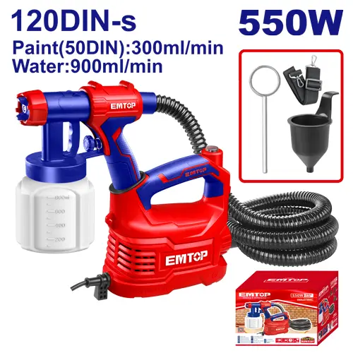 [ULSGN50001] SPRAY GUN 110-120V ~ 50/60 HZ 550W EMTOP