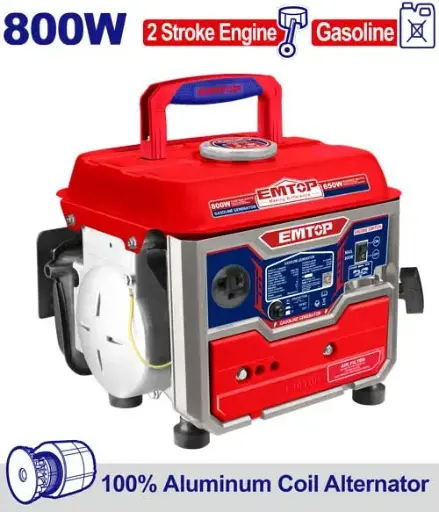 [ULGGRR0821] GASOLINE GENERATOR 800W EMTOP