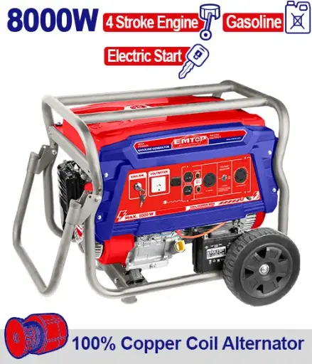 [ULGGRD8011] GENERADOR A GASOLINA DE 8000W 110-120/220-240V/60HTZ 3600RPM MOTOR 4 TIEMPOS OHV CAP. TANQUE 25L